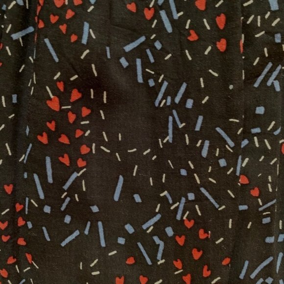 BCBGeneration Black Strapless Mini Dress w/ Fun Confetti Print - Picture 4 of 12